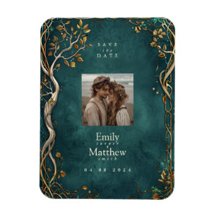 Middle-earth Majesty Wedding Save The Date Magnet