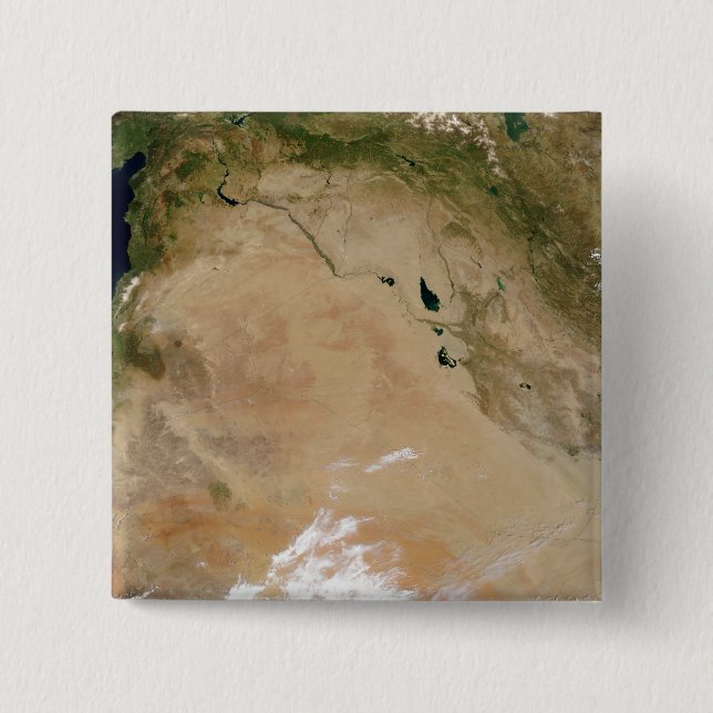 Middle East 2 Inch Square Button (Front)