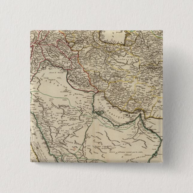 Middle East 2 Inch Square Button (Front)