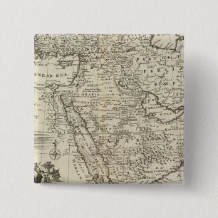 Middle East 2 Inch Square Button