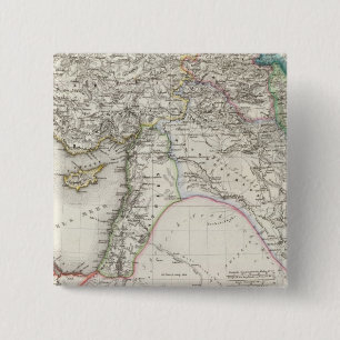 Middle East 2 Inch Square Button
