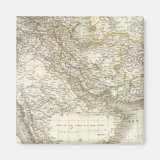 Middle East Atlas Map 2 Magnet (Front)