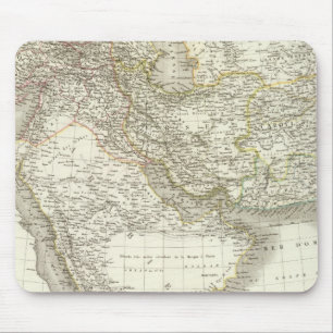 Middle East Atlas Map 2 Mouse Pad