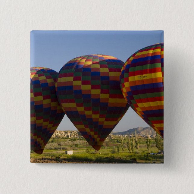 Middle East central part of Turkey in Cappadocia 2 Inch Square Button (Front)