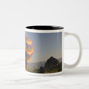 Middle East central part of Turkey in Cappadocia Two-Tone Coffee Mug