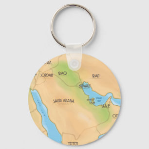 Middle East Keychain