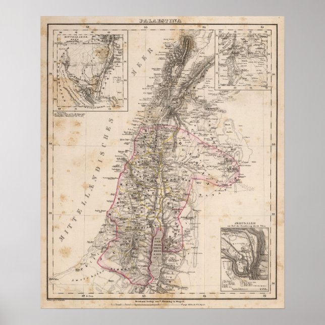 Middle East, Palestine Poster (Front)