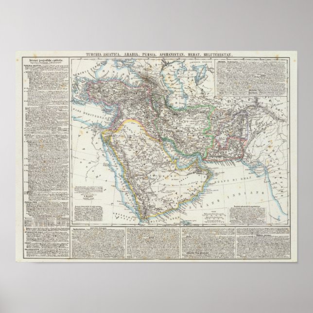 Middle East, South Asia Poster (Front)