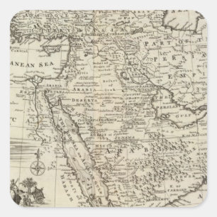 Middle East Square Sticker