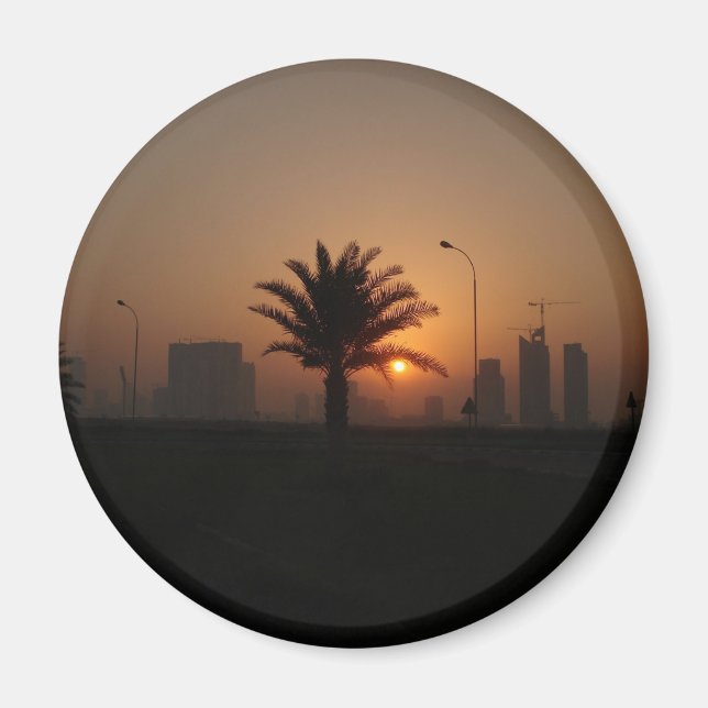 middle east sunrise no2 magnet (Front)