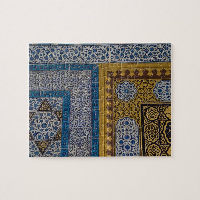 Middle East Turkey and city of Istanbul with the Jigsaw Puzzle (Horizontal)