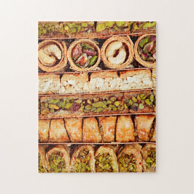 Middle Eastern Arab Food Dessert Jigsaw Puzzle (Vertical)
