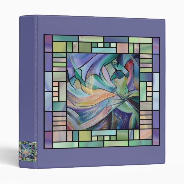 Middle Eastern Belly Dancer With Pastel Veils Binder (Front/Spine)