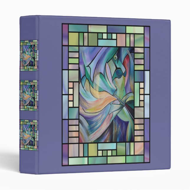 Middle Eastern Belly Dancer With Pastel Veils Binder (Front/Spine)