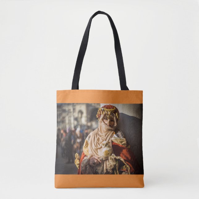 Middle Eastern carnival mask in Venice Tote Bag (Front)