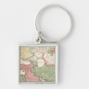 Middle EastPanoramic MapMiddle East Keychain