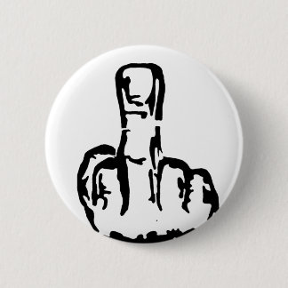 Middle Finger 2 Inch Round Button