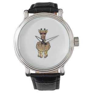Middle Finger Giraffe Funny Offensive Rude Safari Watch