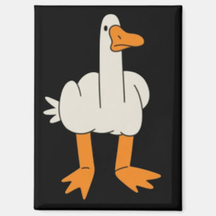 Middle Finger Seagull Humour Funny Gesture Flip Of Magnet