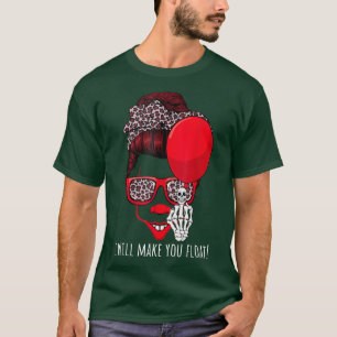 Middle Finger Skeleton Lazy Halloween Costume Mess T-Shirt