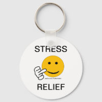 Middle Finger Stress Relief Keychain