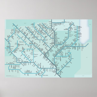 Middle Mississippi 20" x 30" Poster