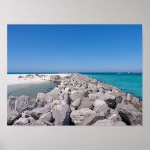Middle Of Shell Island Jetty Poster