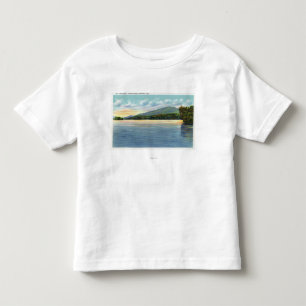 Middle Saranac Lake View of Mount Ampersand Toddler T-shirt