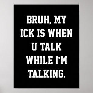 Middle School Classroom Decor Slang Poster