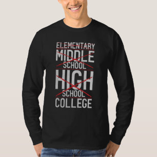 Middle School Graduation Junior High Grad Student T-Shirt
