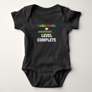 Middle School Graduation Level Complete Student  Baby Bodysuit