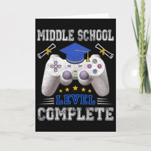Middle School Level Complete Cl Of 2025 Graduation Card
