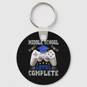 Middle School Level Complete Cl Of 2025 Graduation Keychain