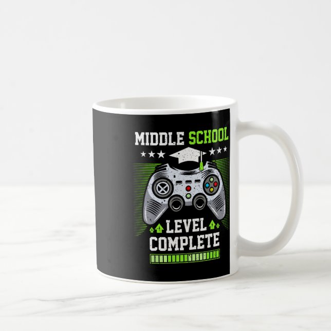 Middle School Level Complete Graduation Cl 2025 Ga Coffee Mug (Right)