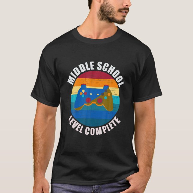 Middle School Level Complete Graduation Class Of 2 T-Shirt (Front)