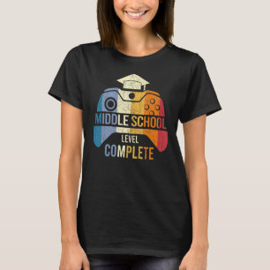 Middle School Level Complete Graduation Gamer Boys T-Shirt