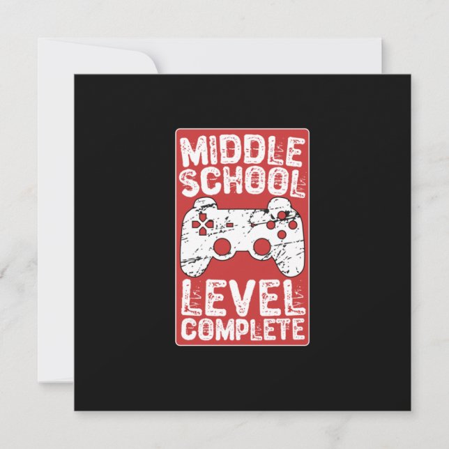 Middle School Level Complete Invitation (Front)