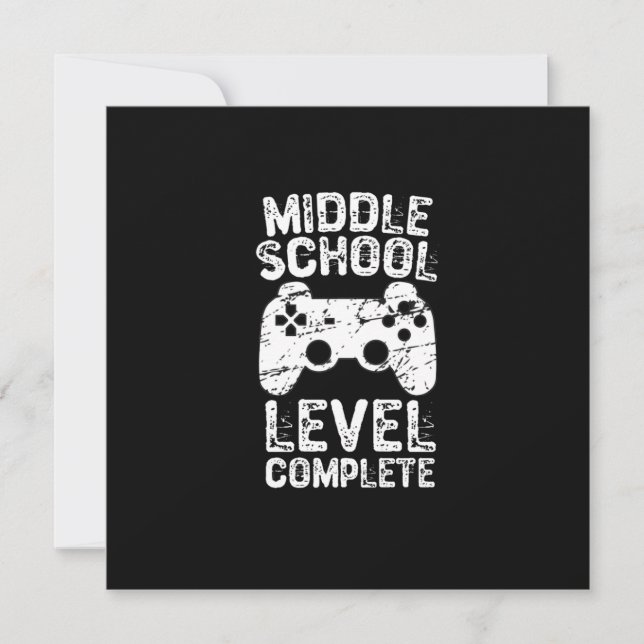 Middle School Level Complete Invitation (Front)