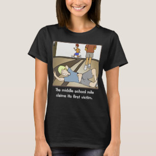 Middle School Mile Men's Black T-Shirt