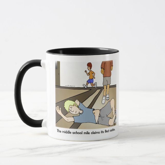 Middle School Mile Mug (Left)