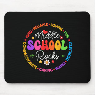 Middle School Rocks Back To School For Teacher Mouse Pad