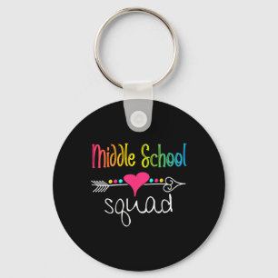 Middle School Squad Teacher Student Team Ck To Sch Keychain
