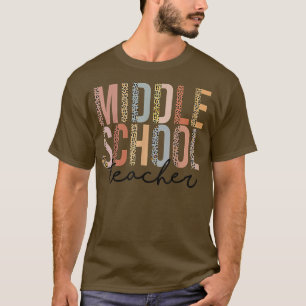 Middle School Teacher 100 Days of School  Back To  T-Shirt