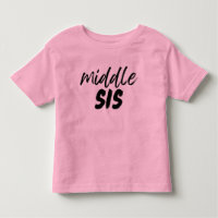 MIDDLE SIS sister announcement, sibling gift
