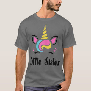 Middle Sister Cute Magical Unicorn Siblings Match T-Shirt