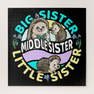 Middle Sister is a Big and Little Sister  Jigsaw Puzzle