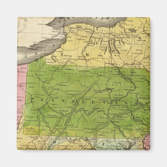 Middle States 2 Magnet (Front)