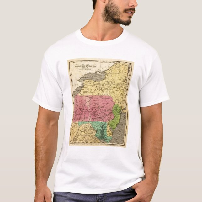 Middle States 3 T-Shirt (Front)