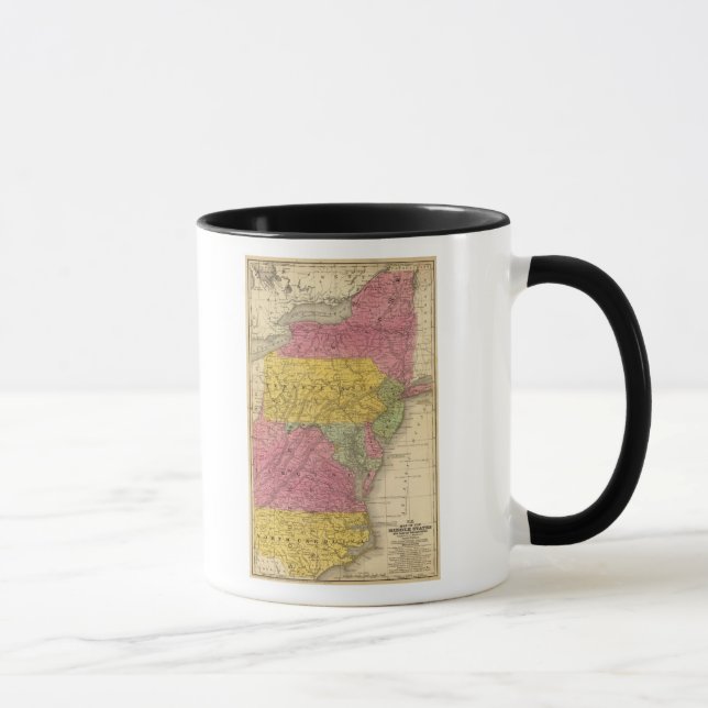 Middle States, USA Mug (Right)