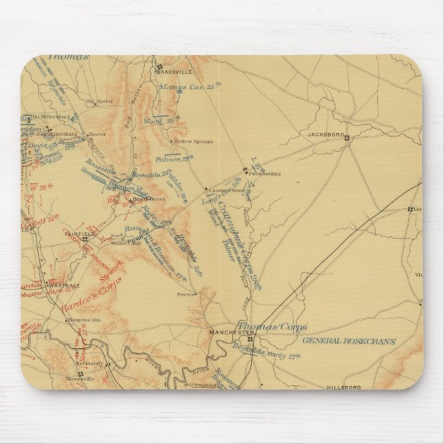 Middle Tennessee Campaign Mouse Pad (Front)